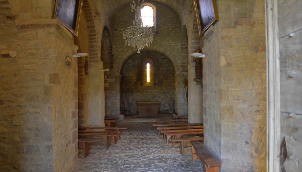 Eglise de Canilhac - intérieur 