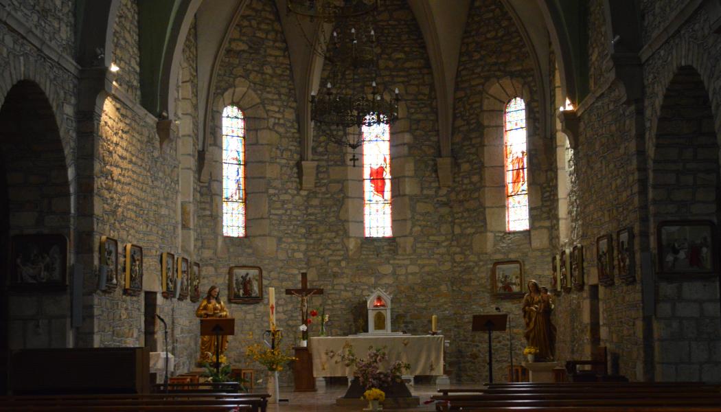 Eglise Saint-Germain-du-Teil - choeur 