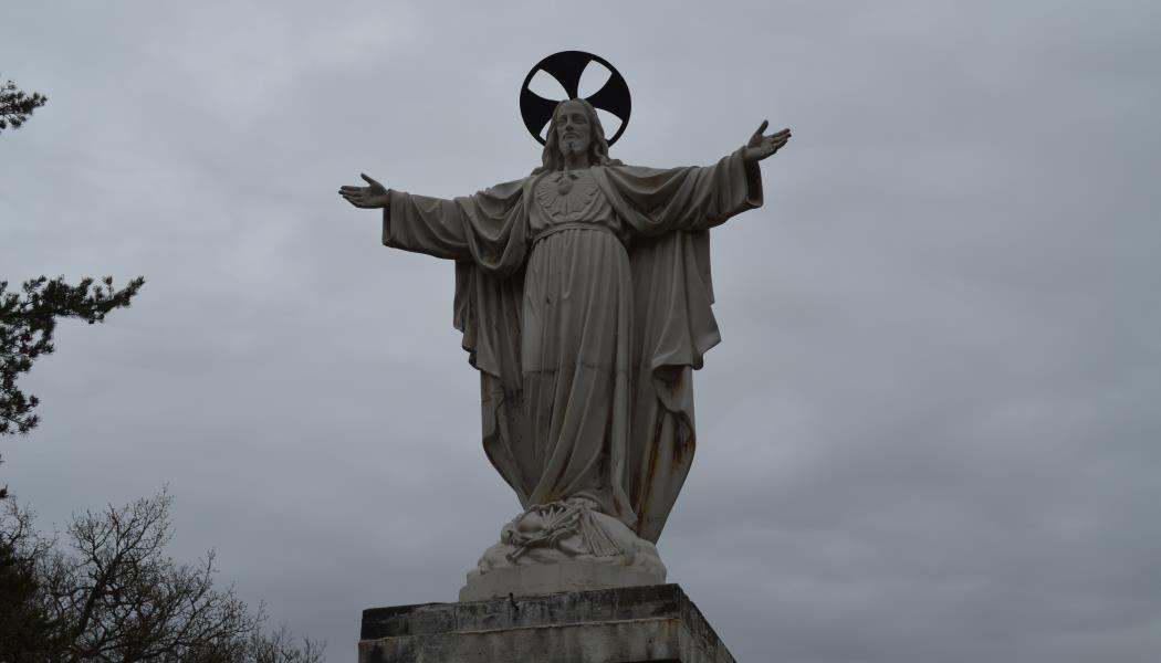Statue du Sacré-Coeur - Chanac 