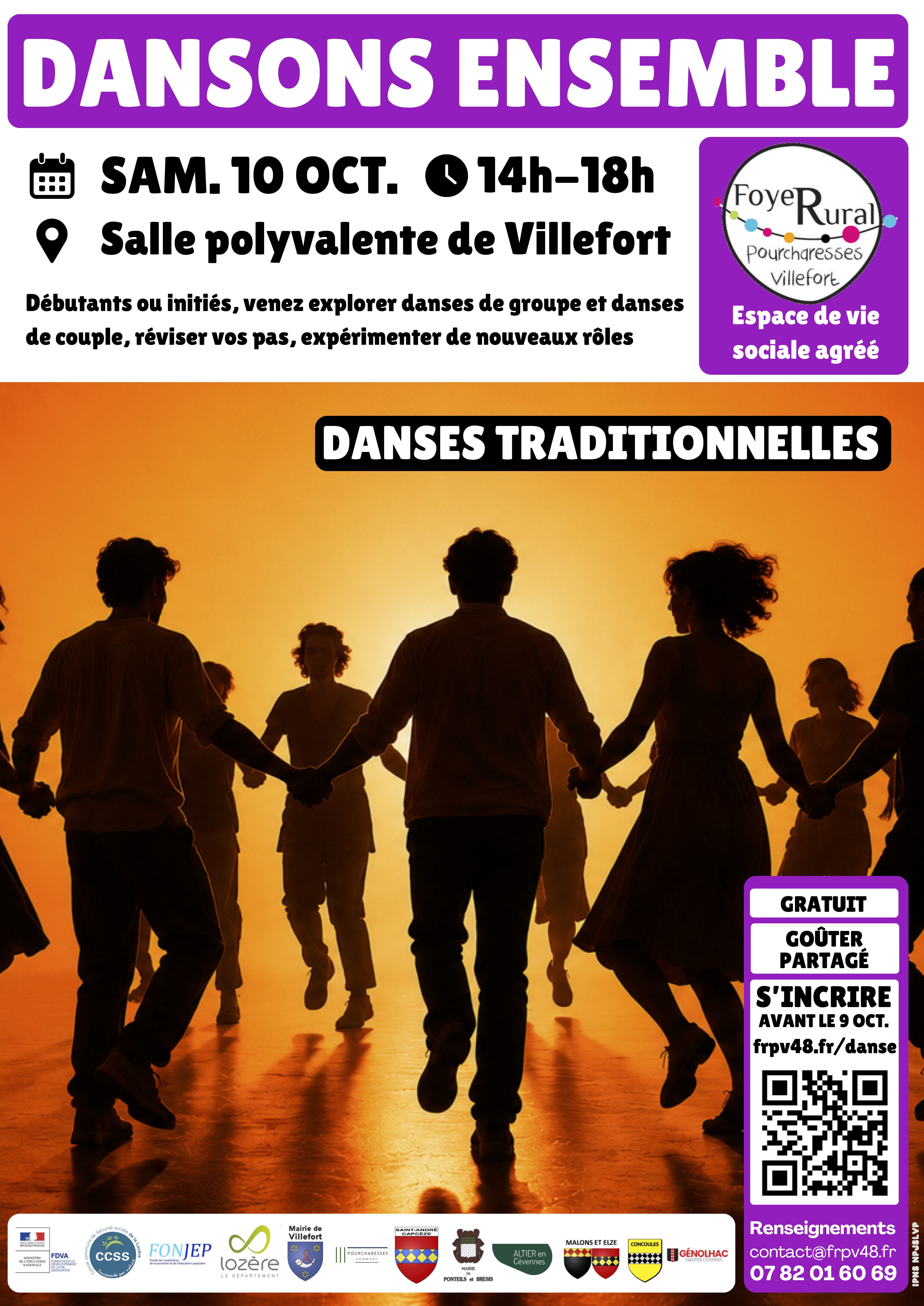 DANSONS ENSEMBLE : DANSES TRADITIONNELLES — visuel événement