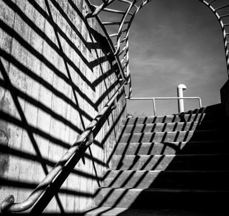 Escalier zèbre - © Franck Hérodin
