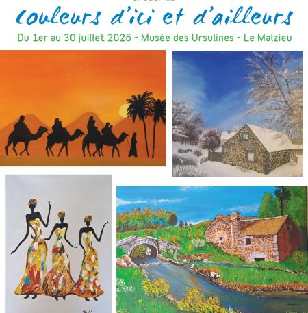 Exposition Couleurs d'ici et d'ailleurs