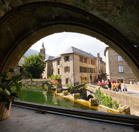 Vue de Florac depuis la mairie