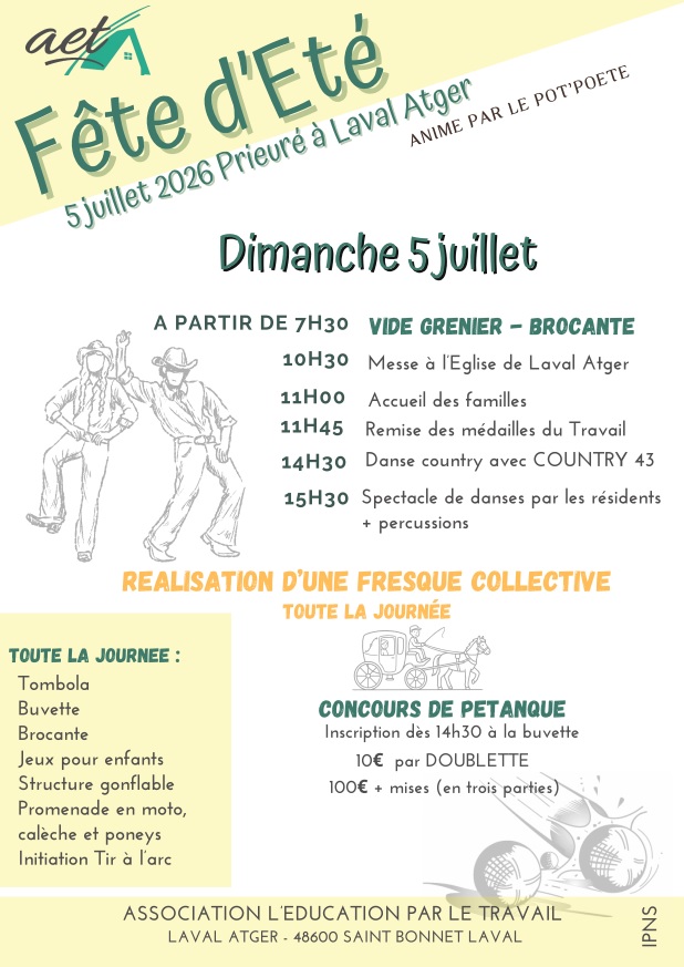 FÊTE D'ÉTÉ DU PRIEURÉ, Saint Bonnet-Laval