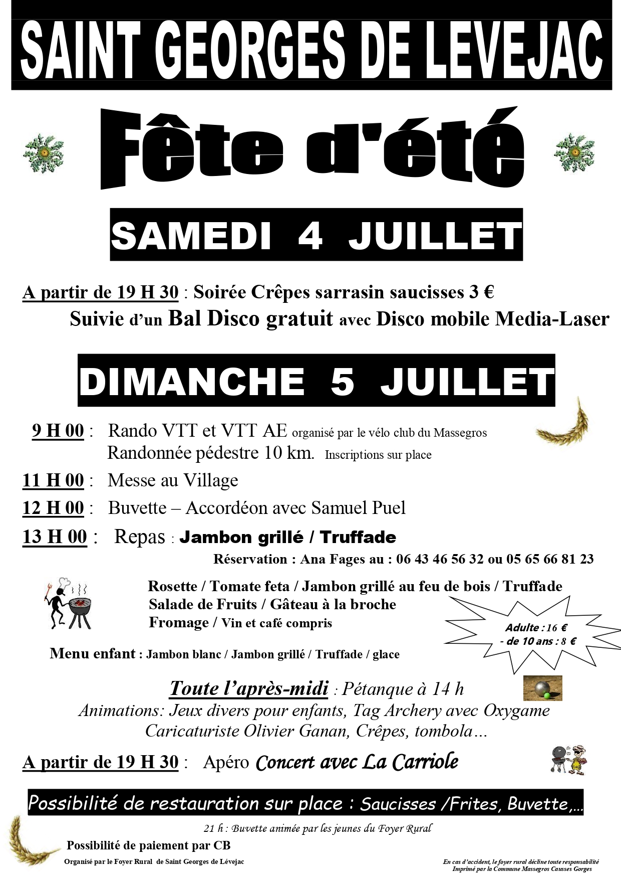 FÊTE D'ÉTÉ DE ST-GEORGES