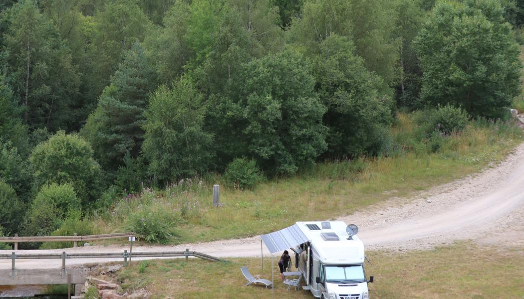 Camping-car au Truc de Fortunio