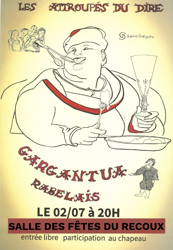 SPECTACLE : "GARGANTUA DE RABELAIS", Massegros Causses Gorges - photo 2
