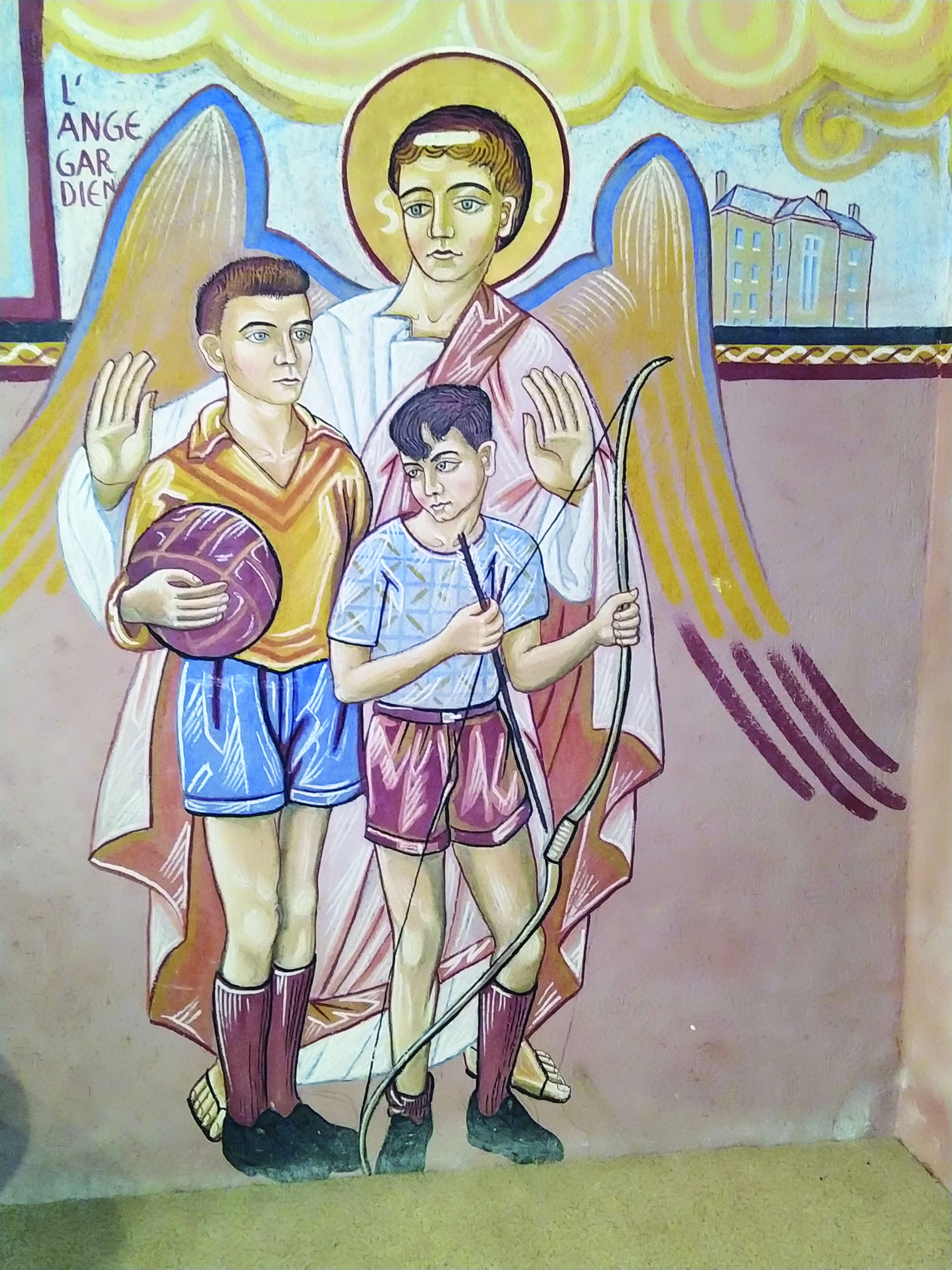 LES FRESQUES DE NICOLAI GRESCHNY, UN ARTISTE INSPIRÉ ; CHAPELLE DE CHIRAC