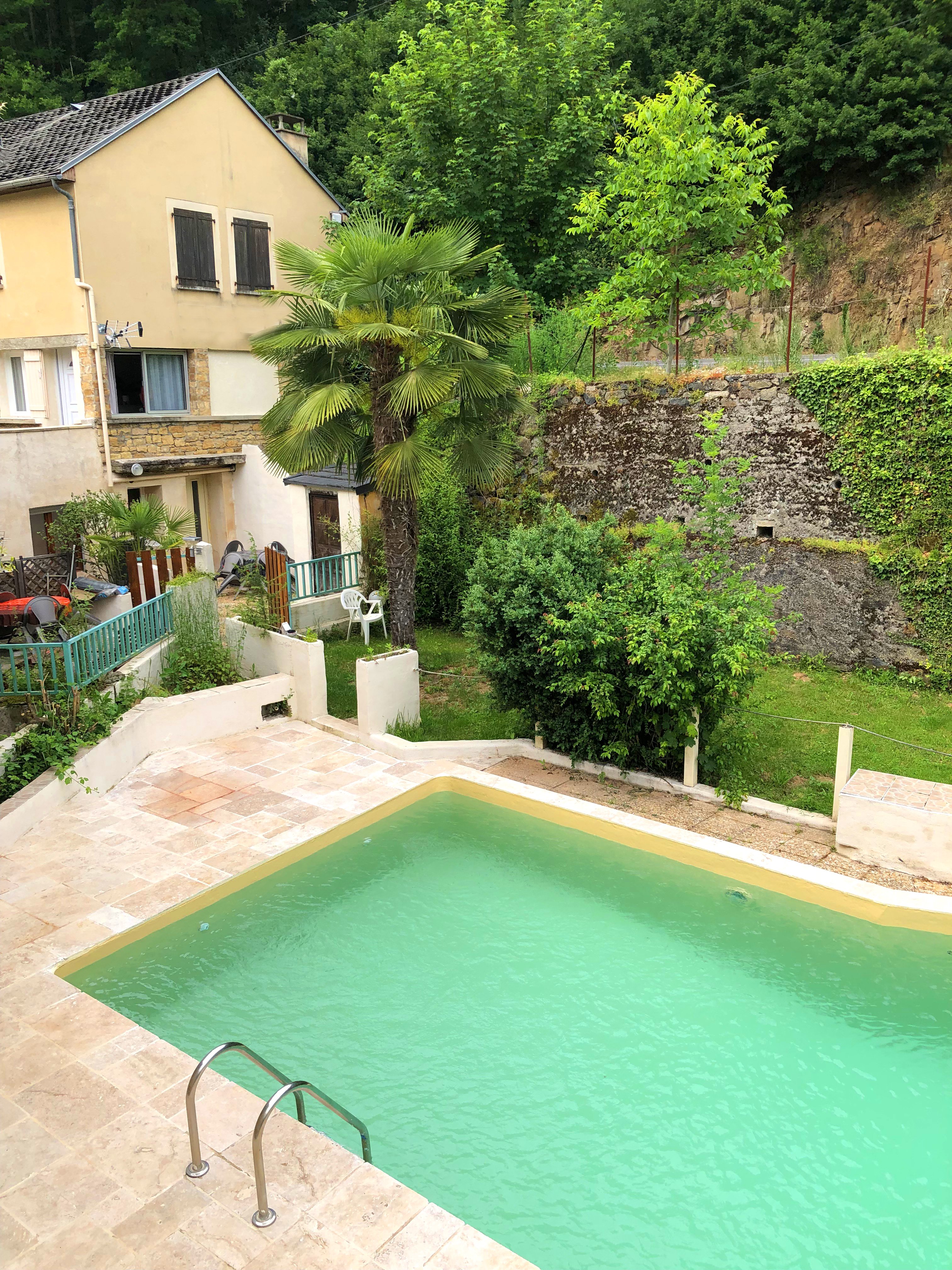 olt garden in a box on Le Moulin D Olt La Canourgue Lozere Tourism