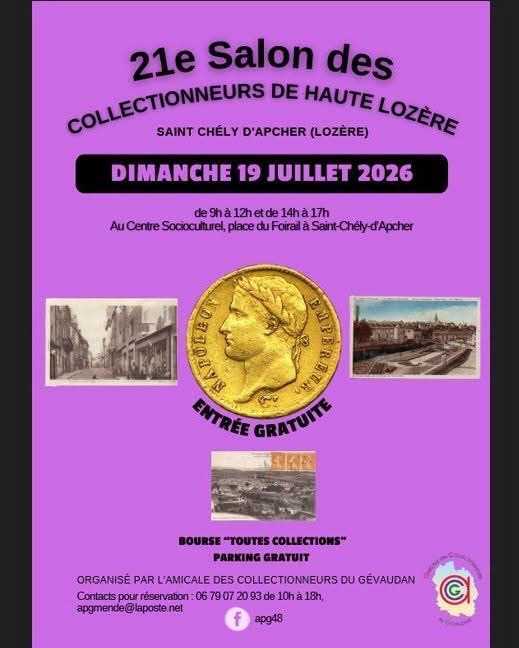 20ÈME SALON DES COLLECTIONNEURS DE HAUTE LOZÈRE
