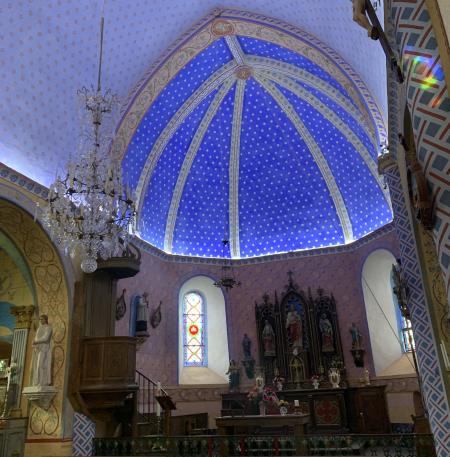 Intérieur de l'église de La Piguière
