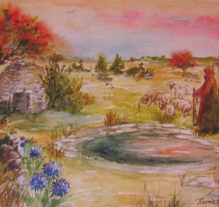 PEINTURE PAYSAGE CAUSSENARD