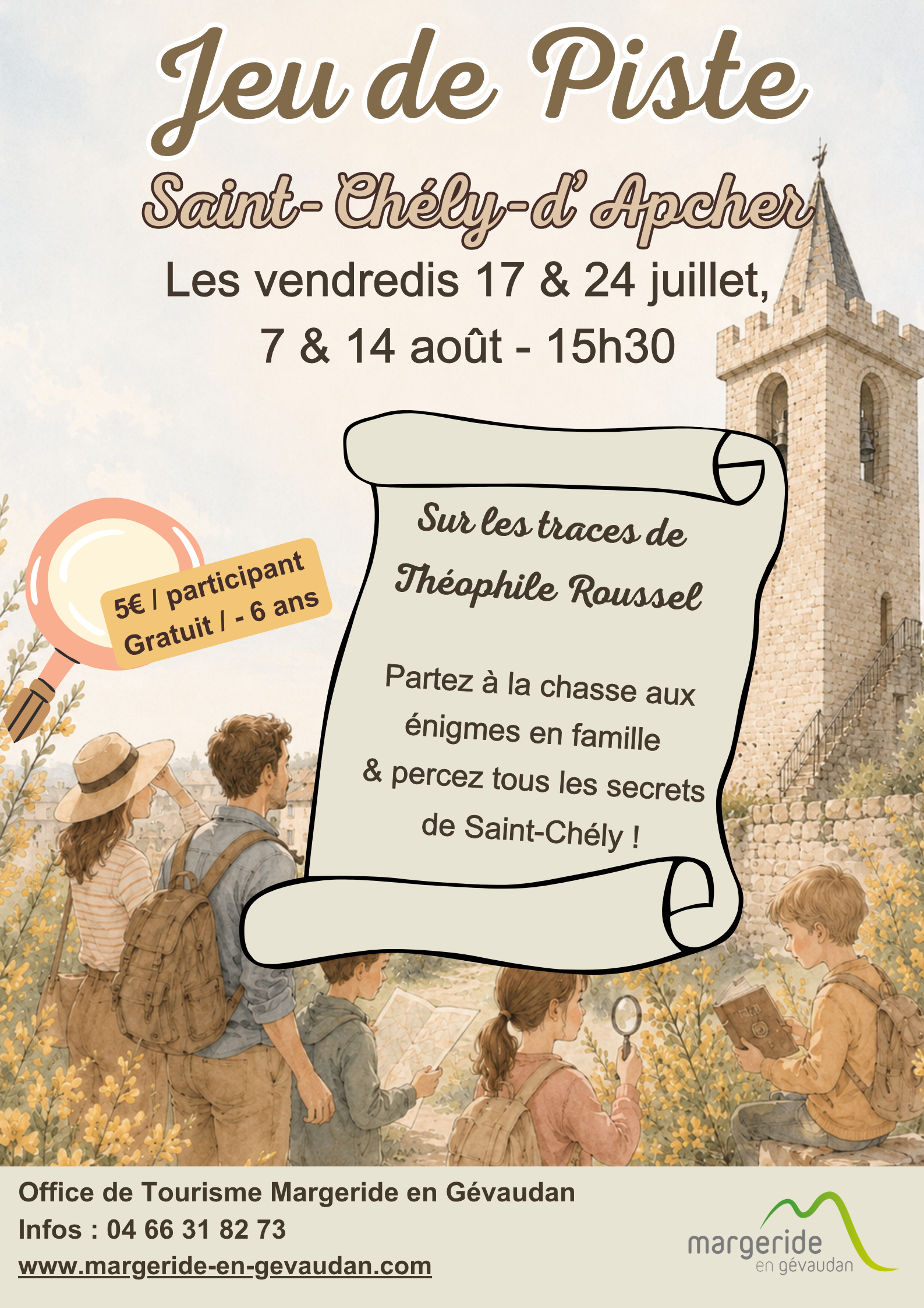 JEU DE PISTE EN FAMILLE À SAINT-CHÉLY