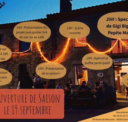 L*' Arentelle Ouverture saison 19-09