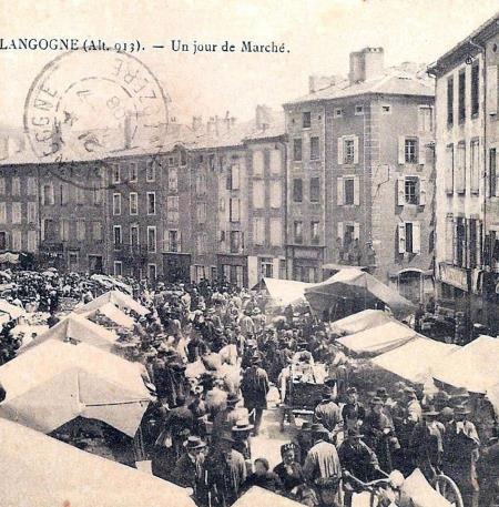 Langogne - Jour de marché