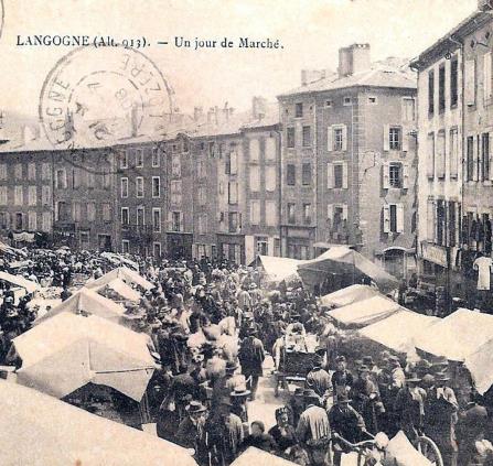 Langogne - Jour de marché