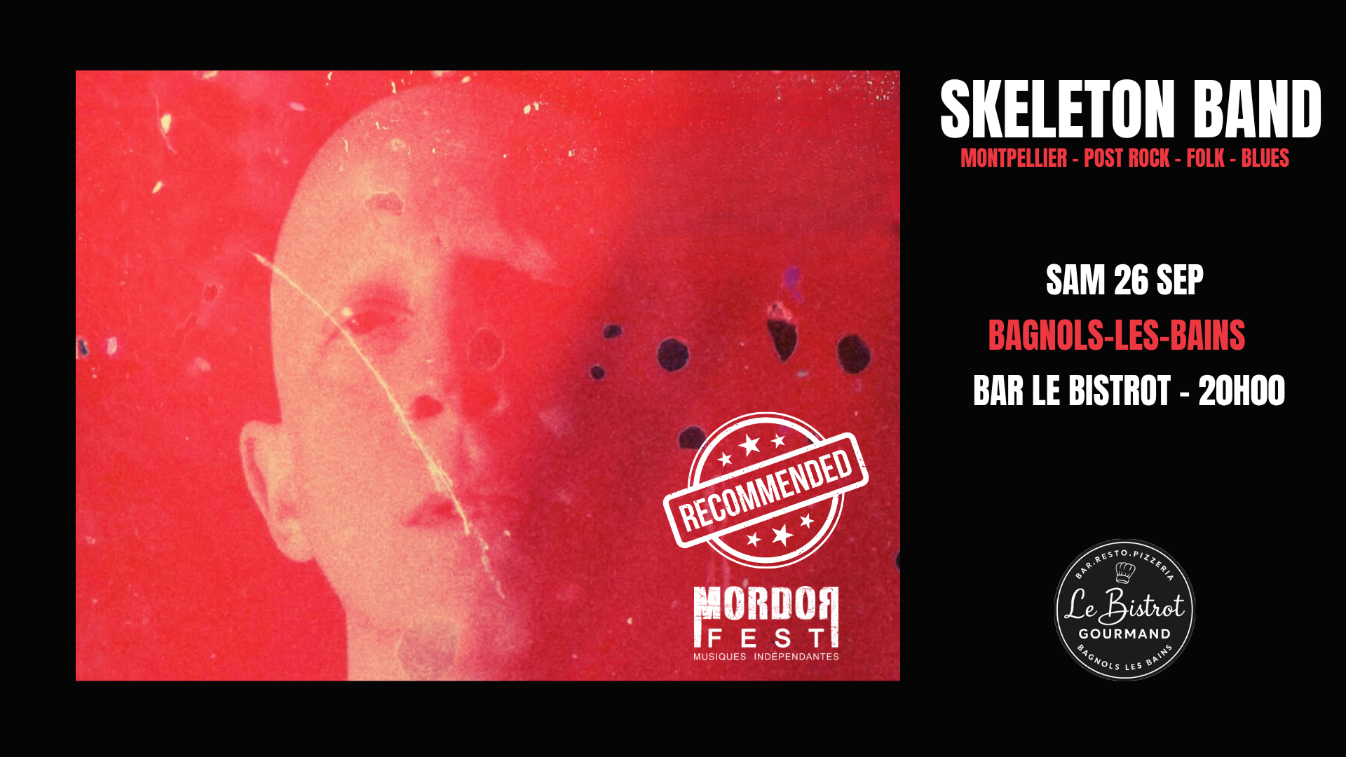 Le Skeleton Band en concert - Post Rock - Folk- Blues