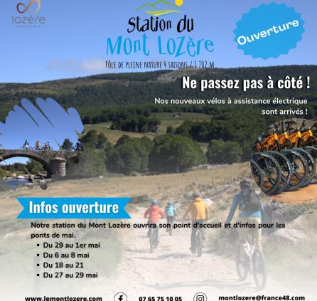 Ouverture Station Mont Lozère