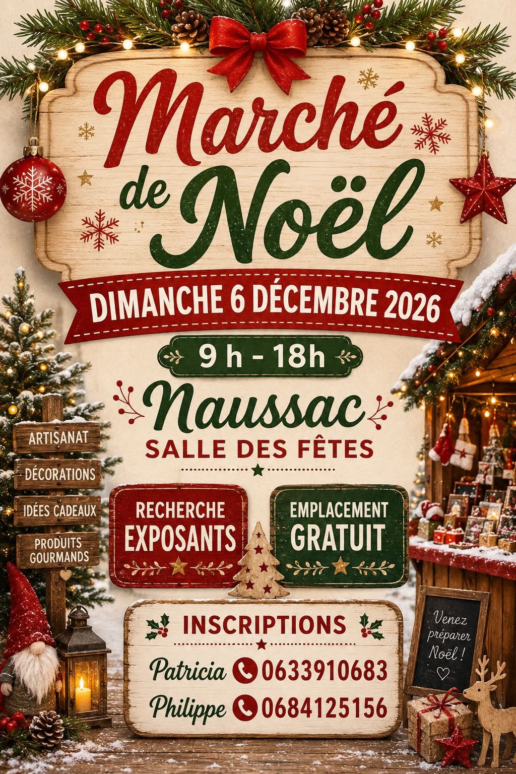 Photo de couverture - MARCHÉ DE NOËL NAUSSAC