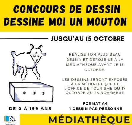 Médiathèque - Concours dessin jusqu au 15-10