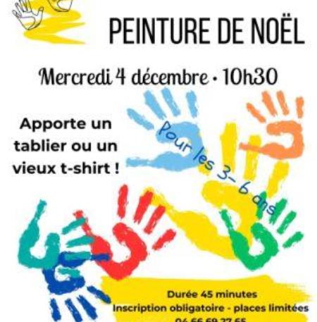 Affiches evenement - Atelier noel 3-6ans