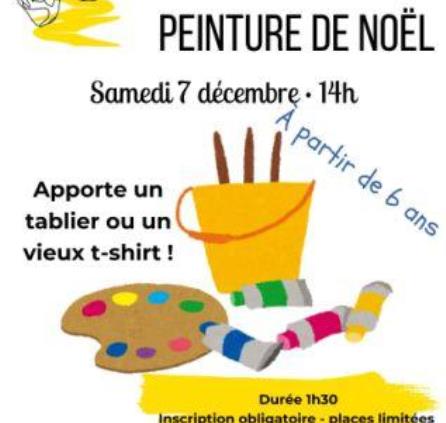 Affiches evenement - Atelier noel