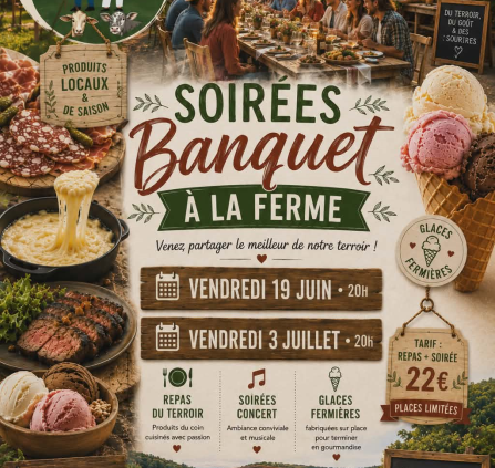 Soirée Banquet à la ferme 