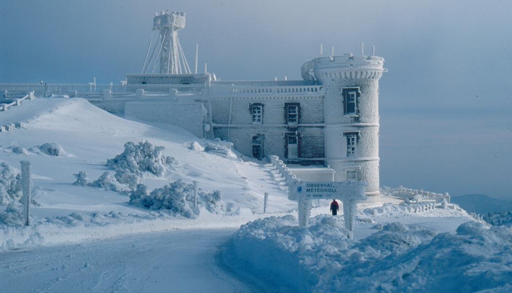observatoire meteo sous la neige