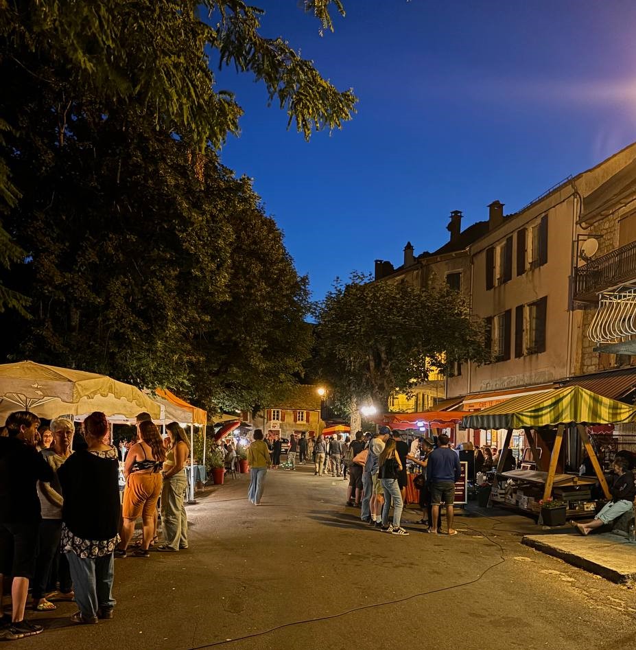 MARCHÉ NOCTURNE — visuel événement