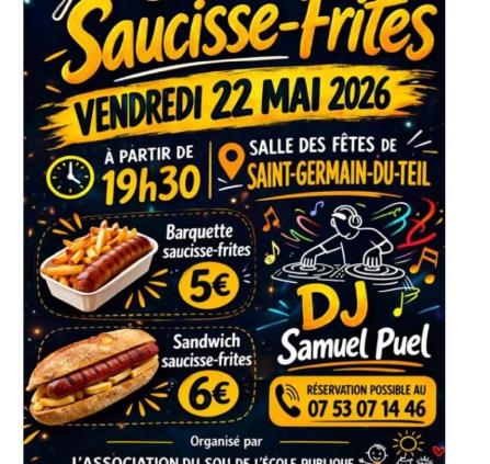 Soirée Saucisse frites 