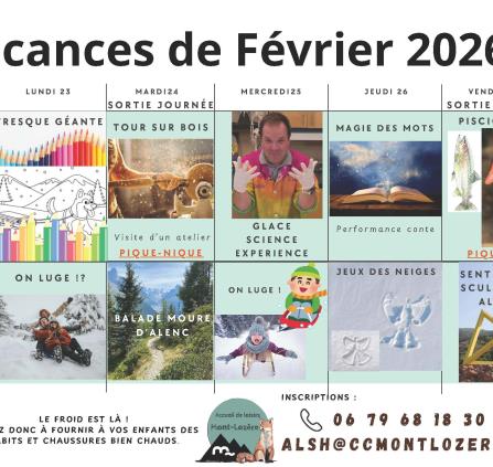 Prog vac février 2026 sem1