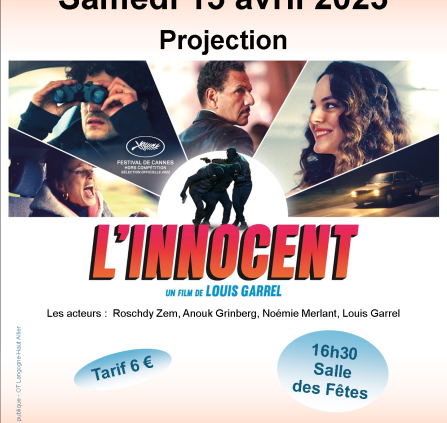 Projection L'Innocent St Symphorien 15-04