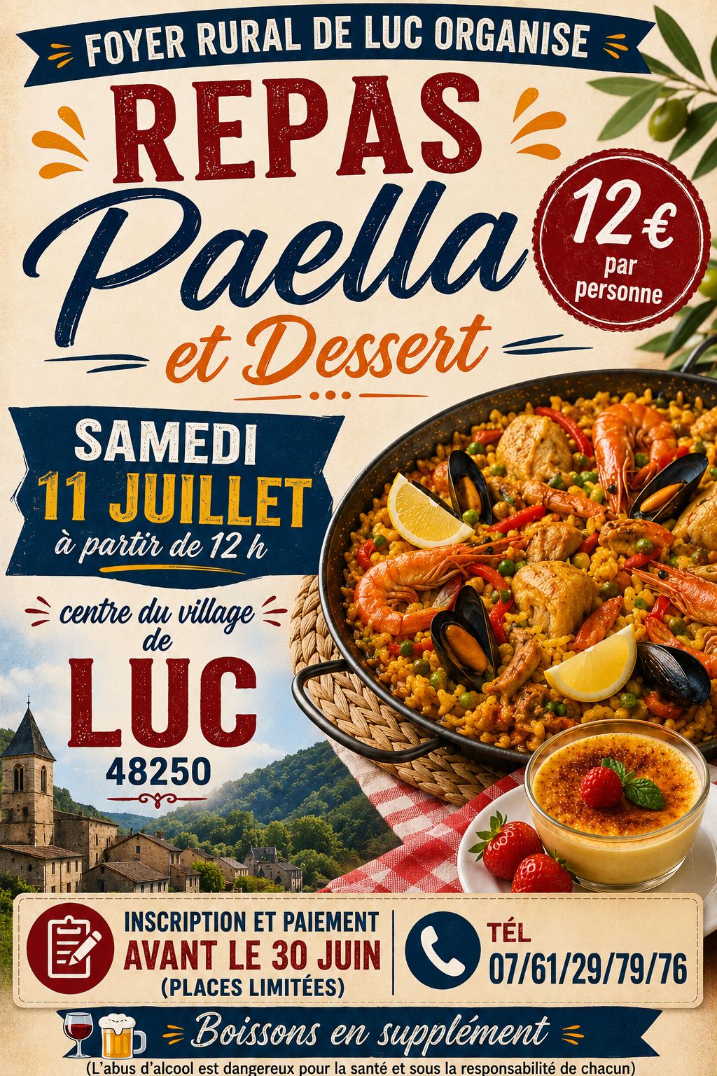 REPAS PAËLLA