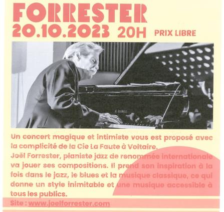 Concert de Joel forrester