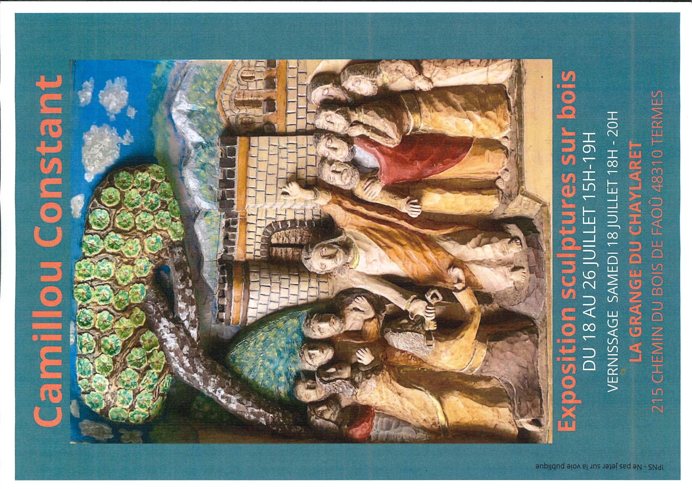 EXPOSITION SCULPTURES SUR BOIS