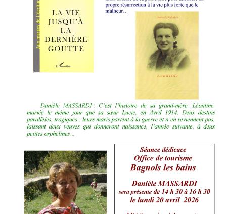 SEANCE DEDICACE OT BAGNOLS LES BAINS