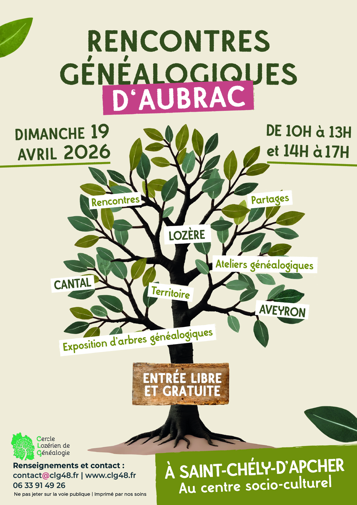 RENCONTRES GÉNÉALOGIQUES D’AUBRAC