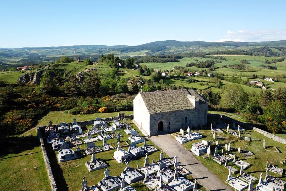 Saint-Pierre-le-Vieux, vue par drône (BD) 
