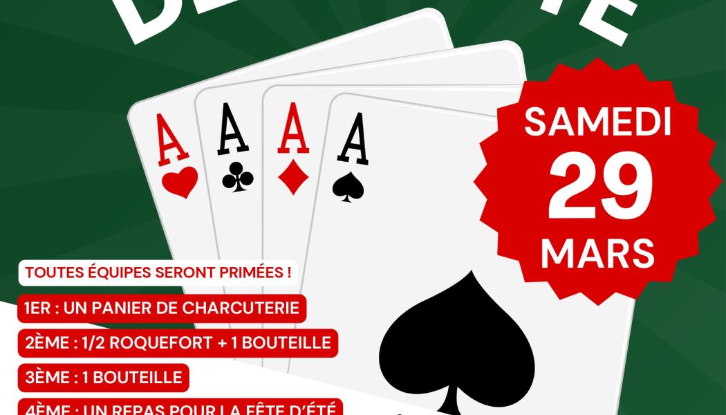 Concours de Belote à Saint-georges de Lévéjac