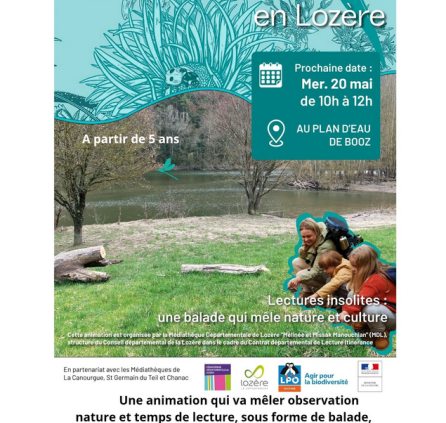 Fete de la nature en lozère : Balade lectures insolites