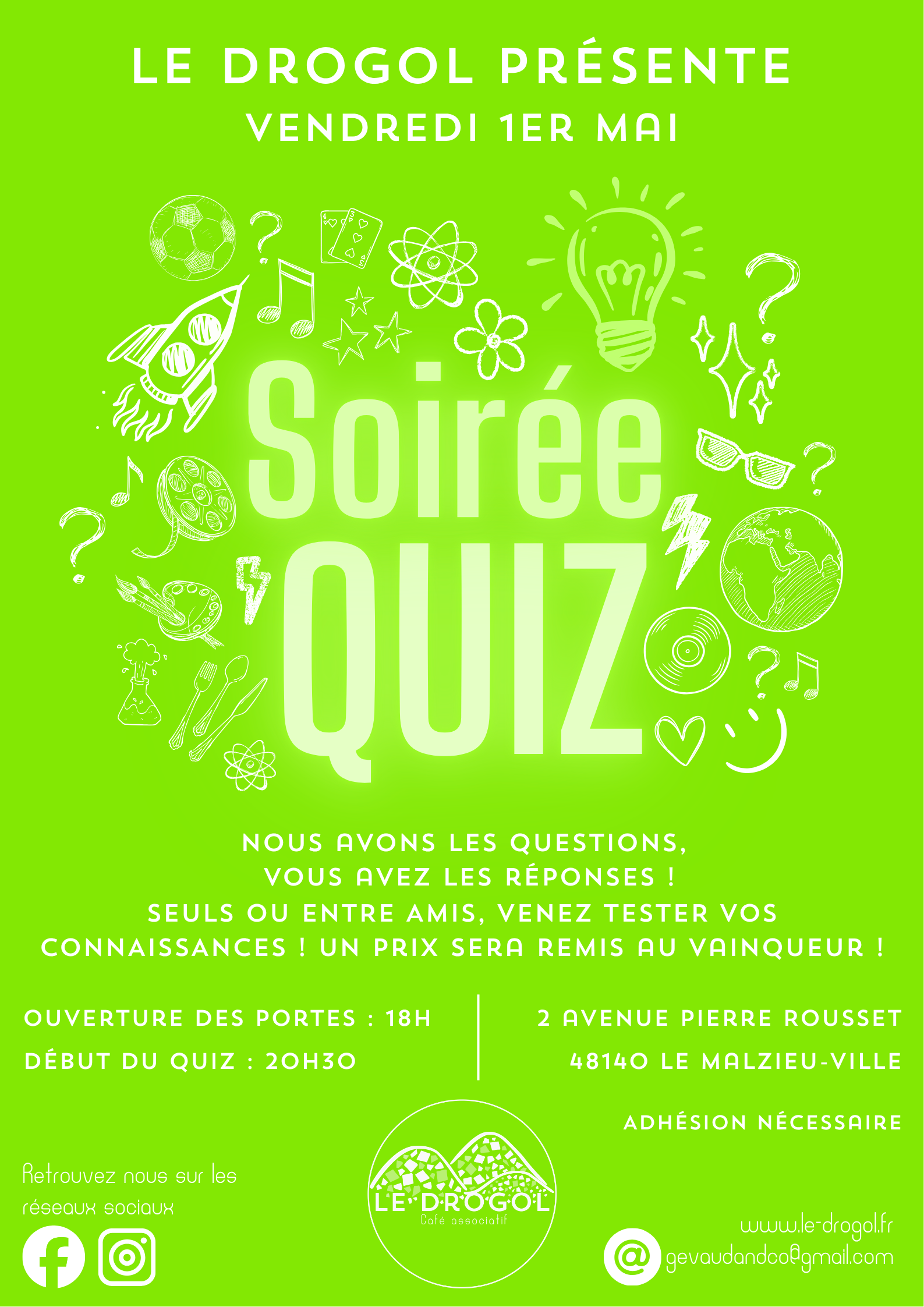 SOIRÉE QUIZ — visuel événement