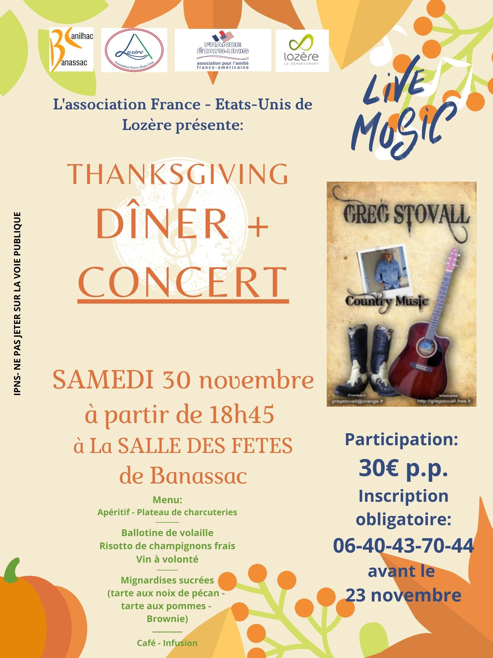 REPAS FESTIF DE THANKSGIVING (2/2)