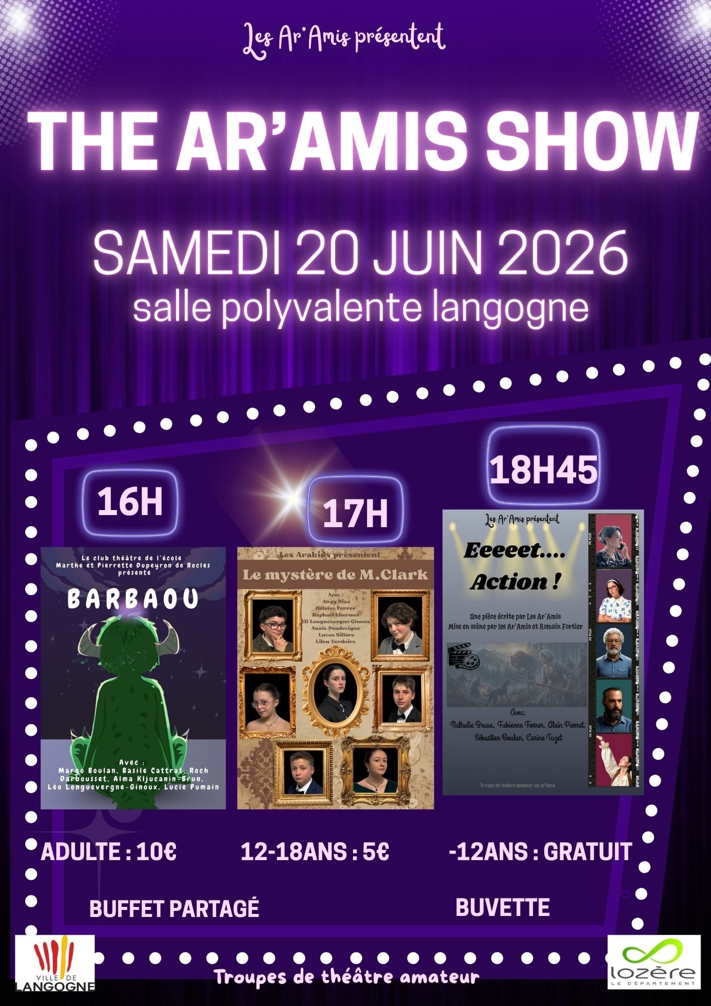 THE AR'AMIS SHOW — visuel événement