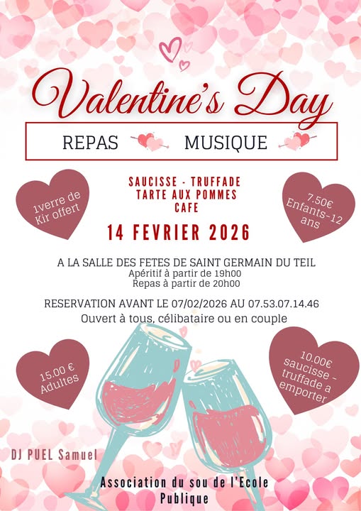 SOIRÉE VALENTINE'S DAY