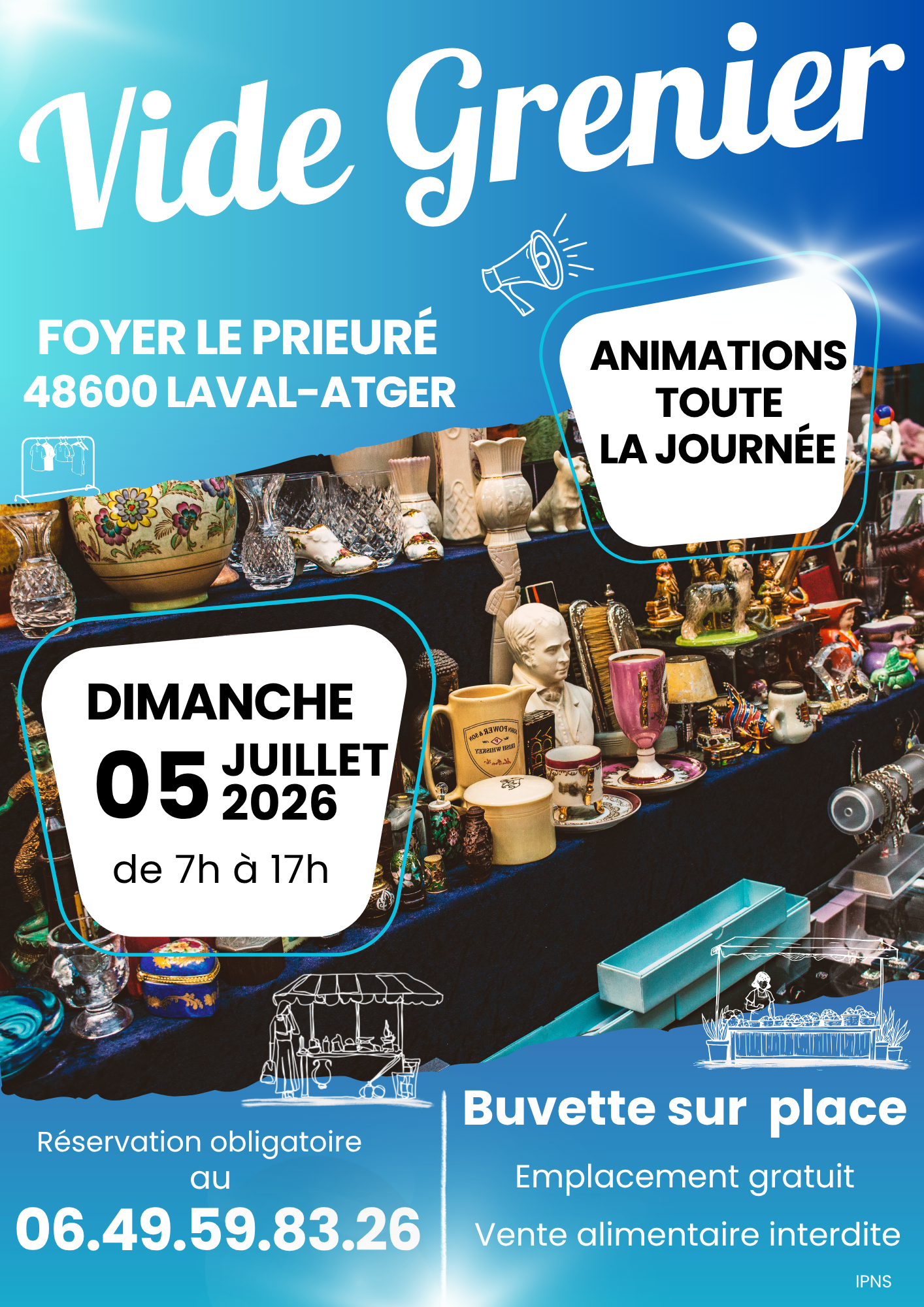 VIDE-GRENIERS DU PRIEURÉ, Saint Bonnet-Laval - photo 2