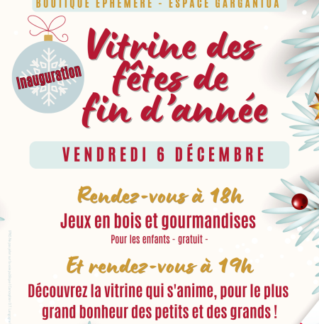 Vitrine Fête de fin d'année 