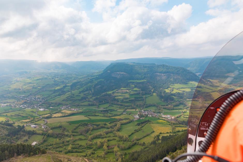 Film La Grande Vadrouille tournée en Lozère, sur le Causse de Mende