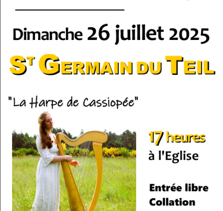 affiche concert chant et harpe