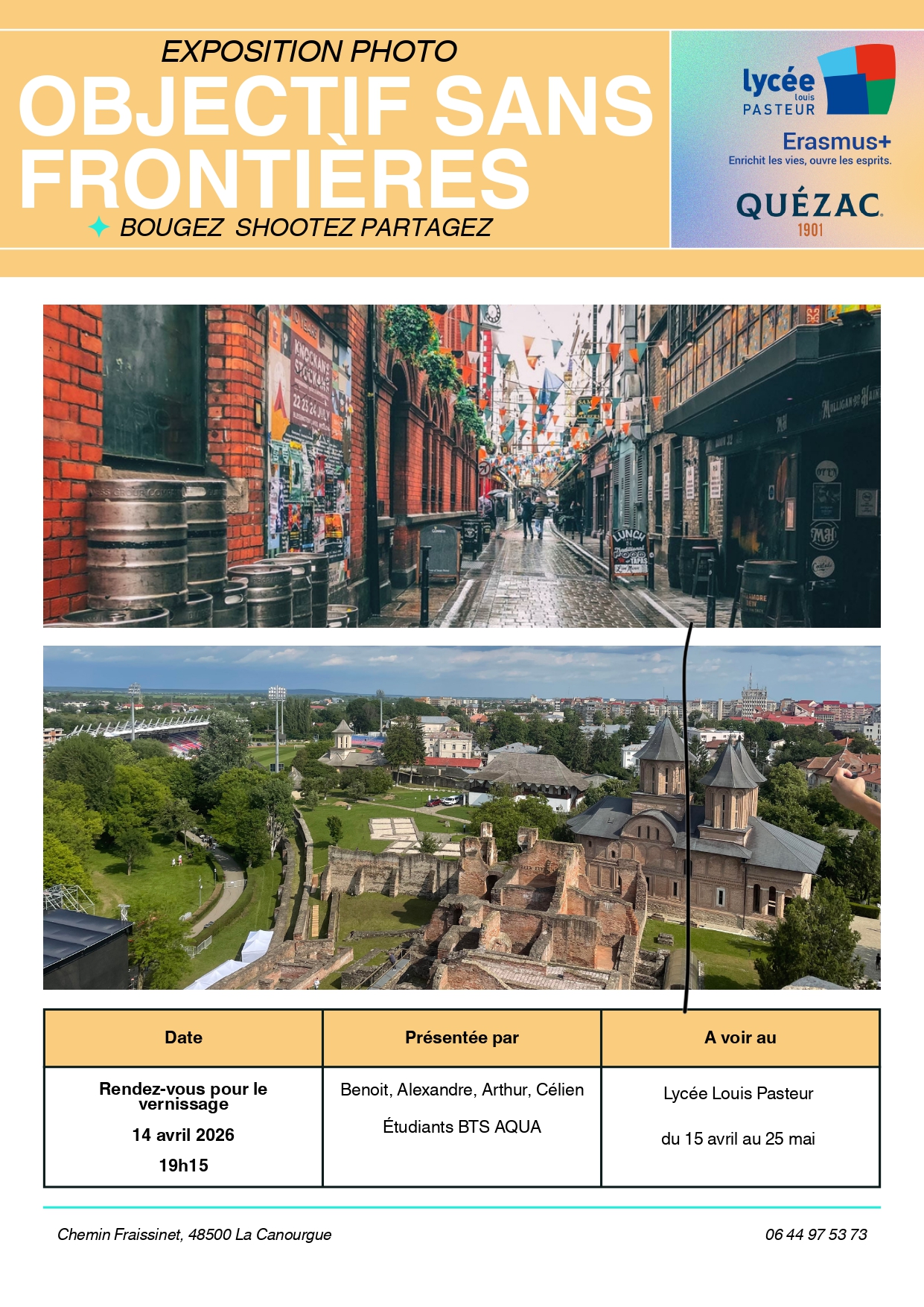 EXPO : OBJECTIF SANS FRONTIÈRES — Toutes les manifestations à Lozère