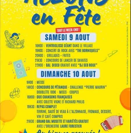 alzon en fete